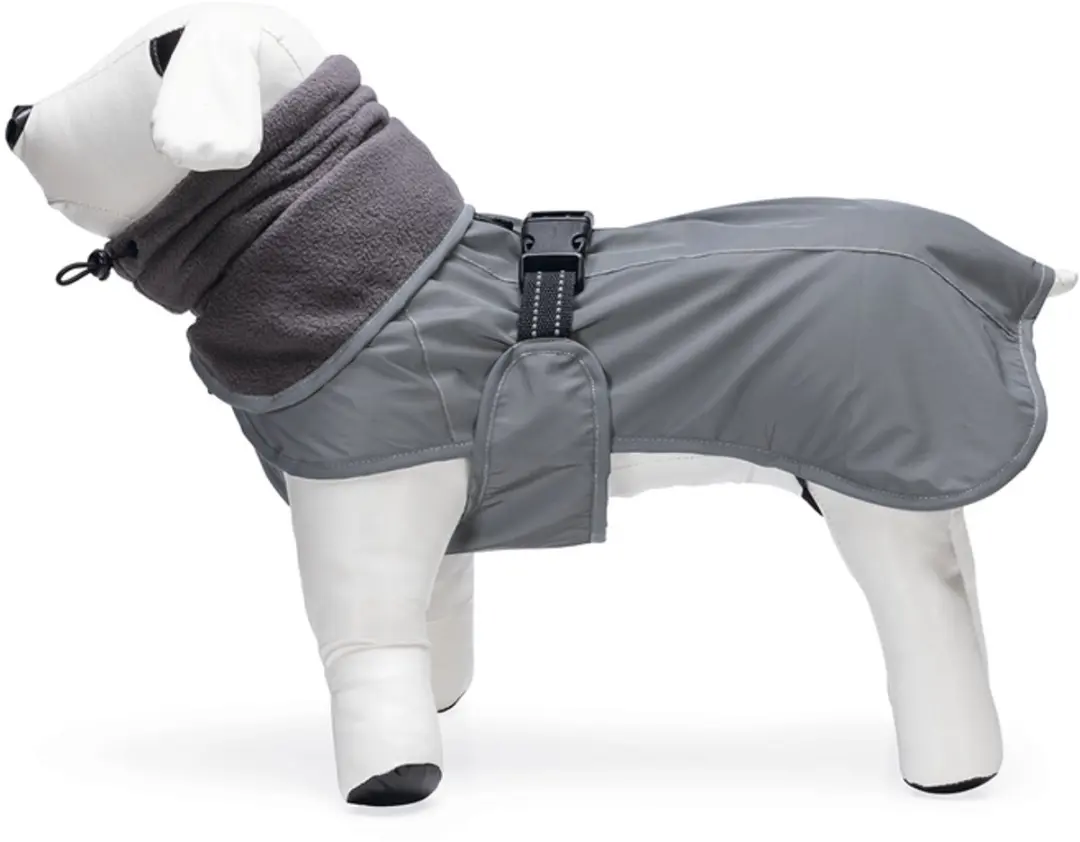 Beeztees Caro Honden Regenjas - S - 36cm - Grijs