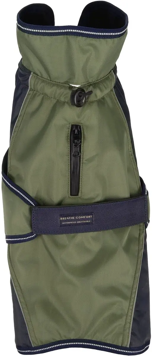 Flamingo Hondenjas Eisberg - Groen/Donkerblauw 80cm