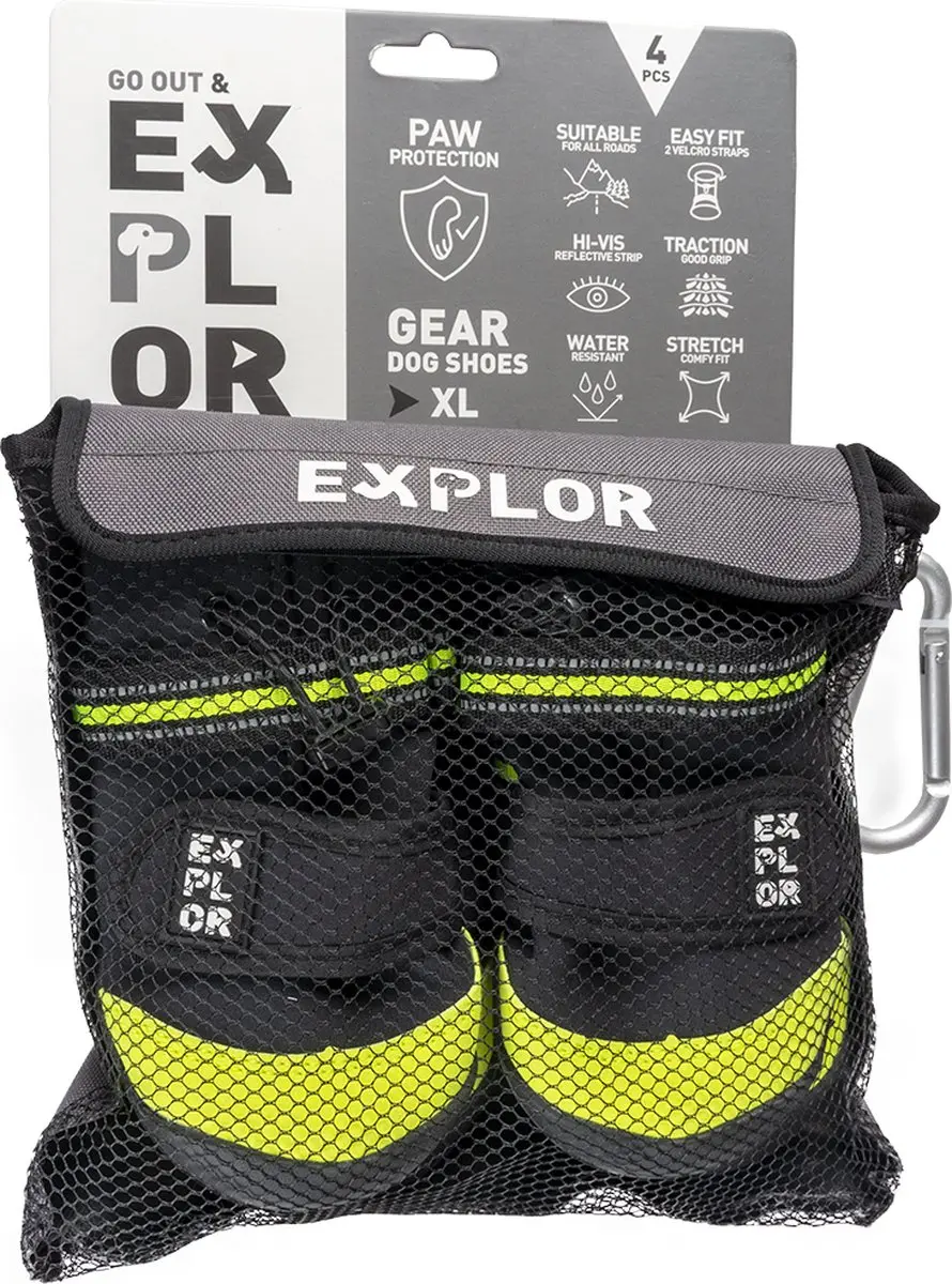 Duvo Dierenkleding Gear Hondenschoentjes 4st - S - 4 Stuks