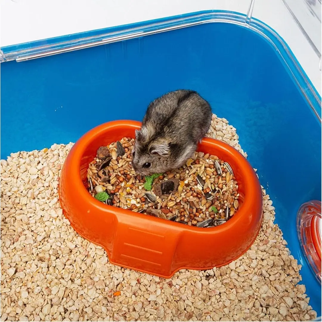 Ferplast Combi 2 Hamsterkooi Blauw 79,5x29,5x26,3cm
