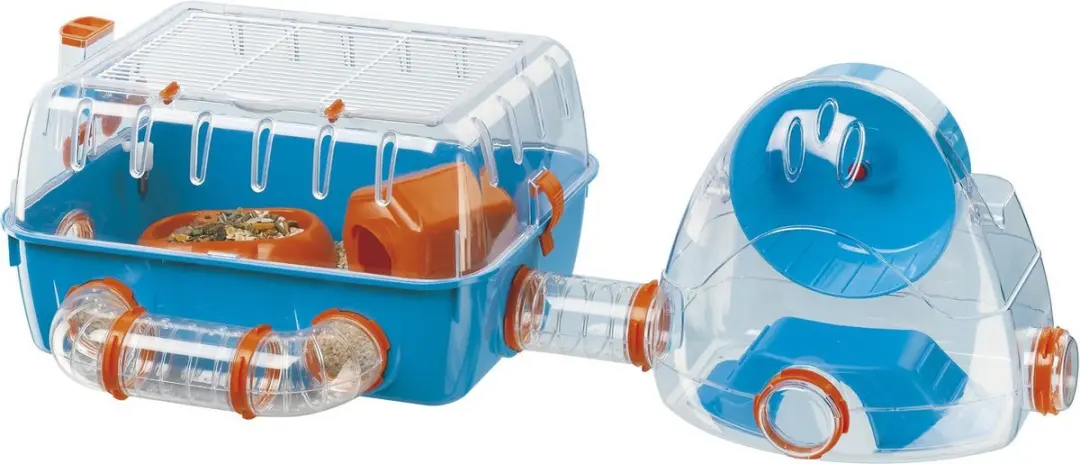 Ferplast Combi 2 Hamsterkooi Blauw 79,5x29,5x26,3cm - afbeelding 6 van 6