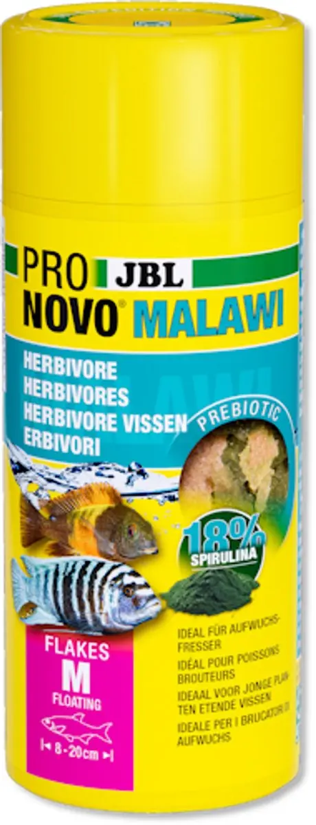 JBL ProNovo Malawi Flakes M Visvoer 250ml