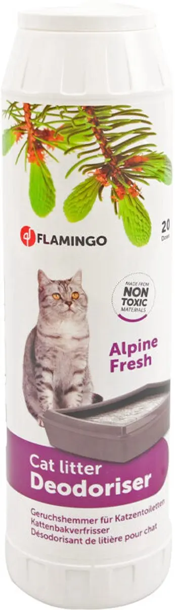 Flamingo Kattenbakontgeurder Wilde Kers & Bloemengeur 750g