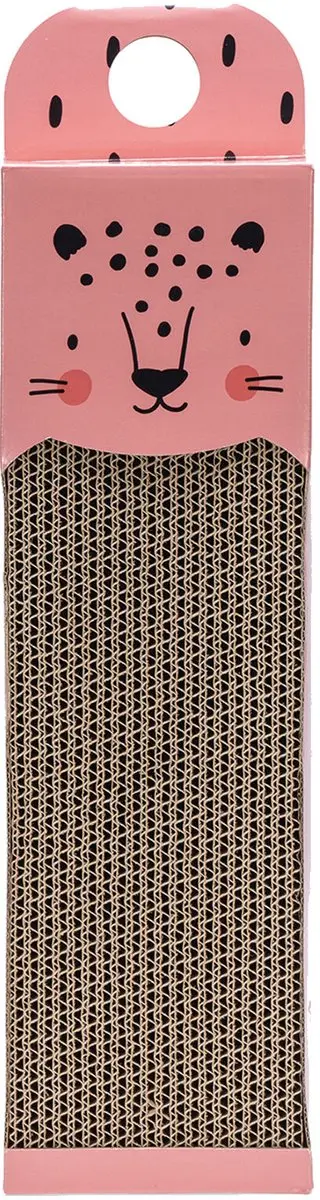 Beeztees Krabplank Luiaard - Roze 45x13x2cm