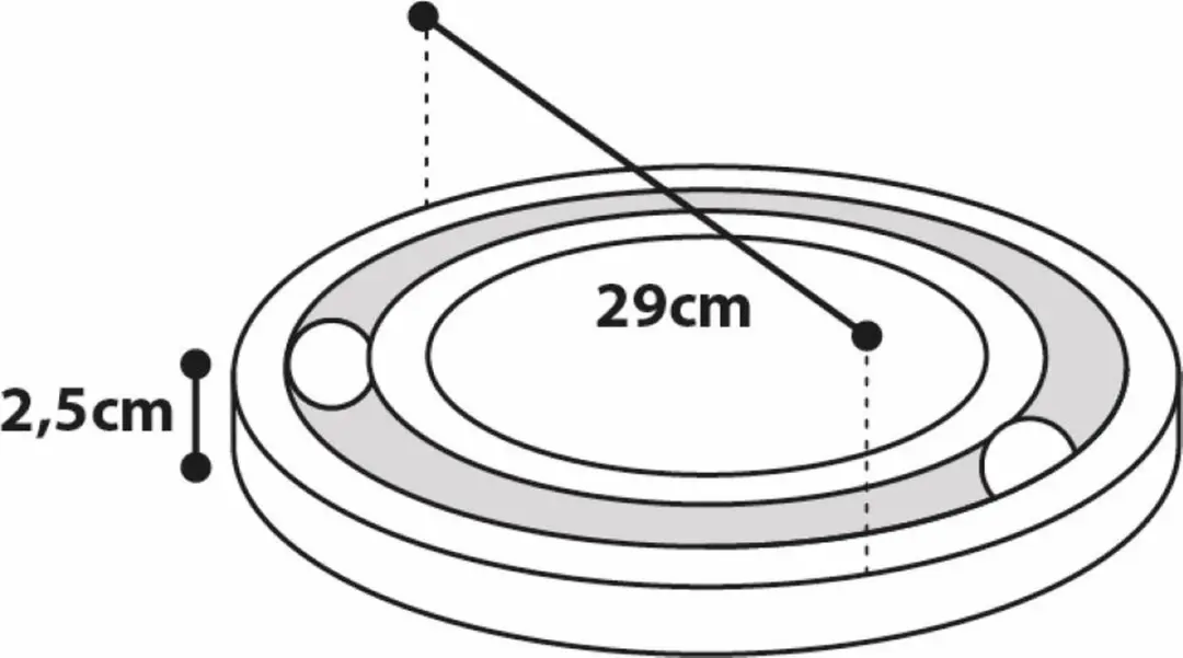 Flamingo Krabspeelgoed Infinity - Lichtbruin Ø29cm