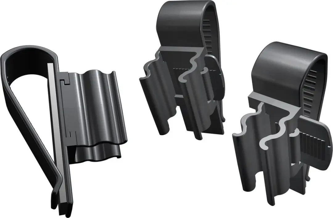 JBL ClipSafe Vario - 2 Slangclips + 2 Schuimpads - Zwart