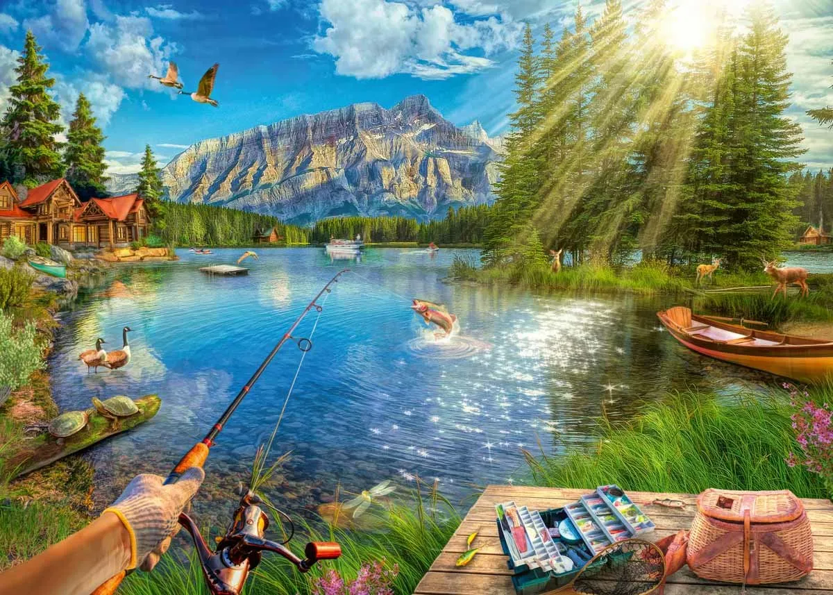Ravensburger Life at the Lake Puzzle 1000 Stuks