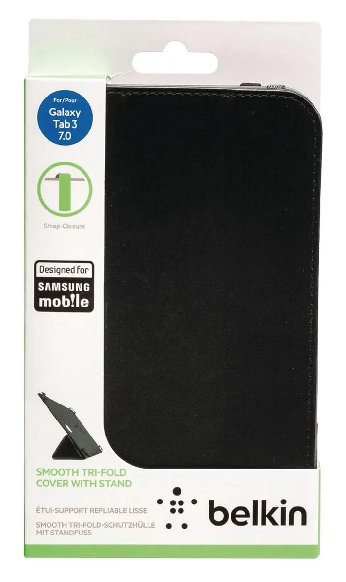 Belkin Tri-Fold Cover Samsung Galaxy Tab 3 7.0 - Zwart