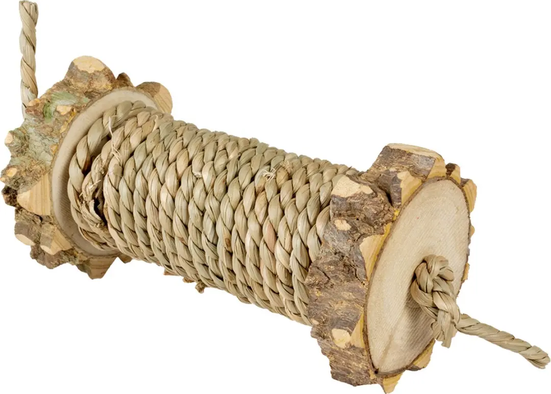 DuvoPlus Houten Knaagrol 18x5x5cm