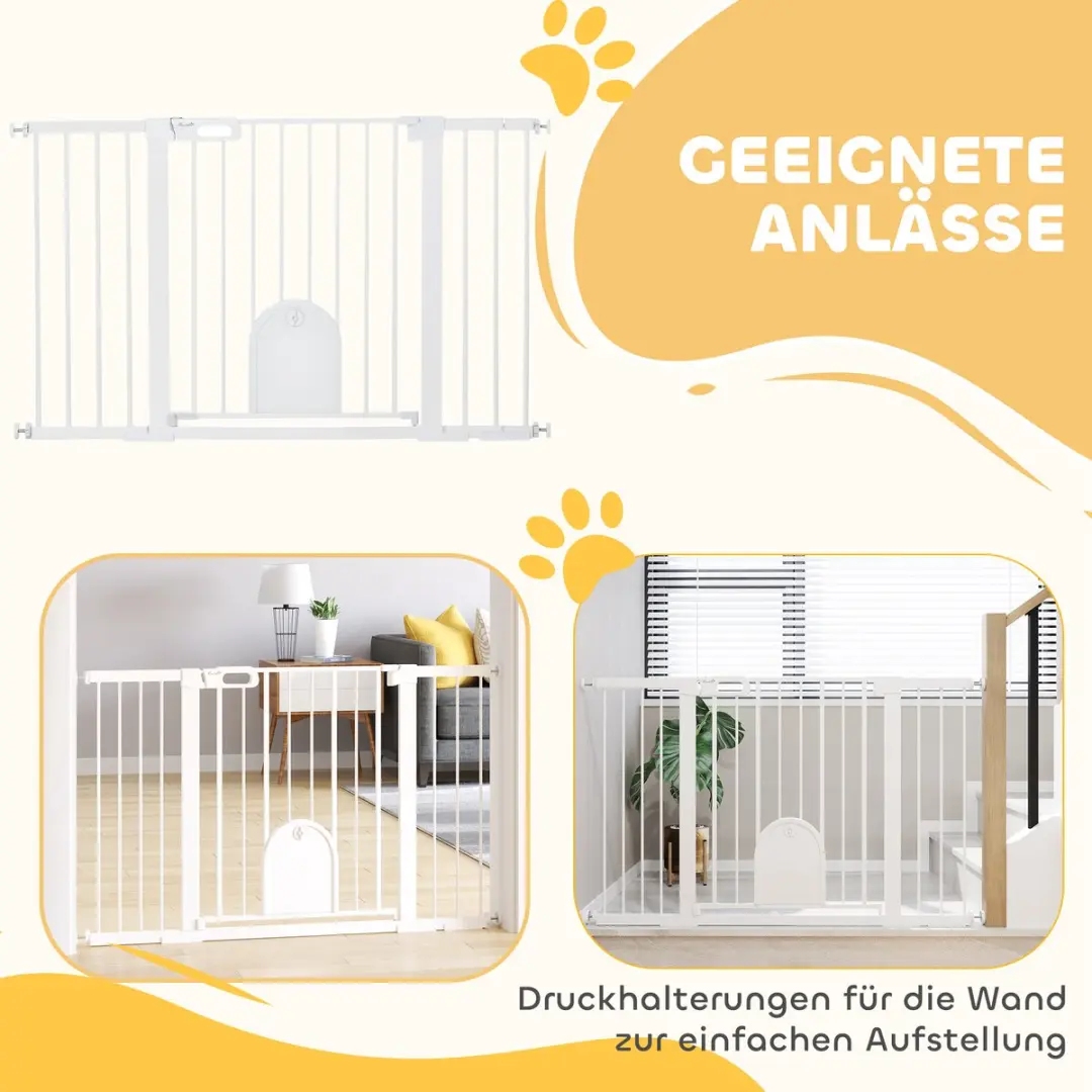 Pawhut Slagboom D06-110V02 - Haustiertor - 1 Stuks