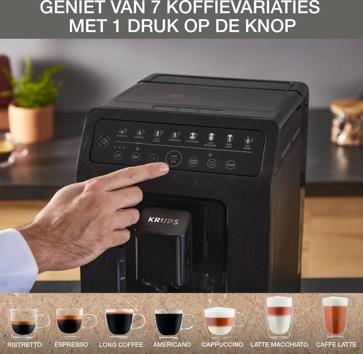 Krups Evidence EA897B Volautomatische Espressomachine - Zwart