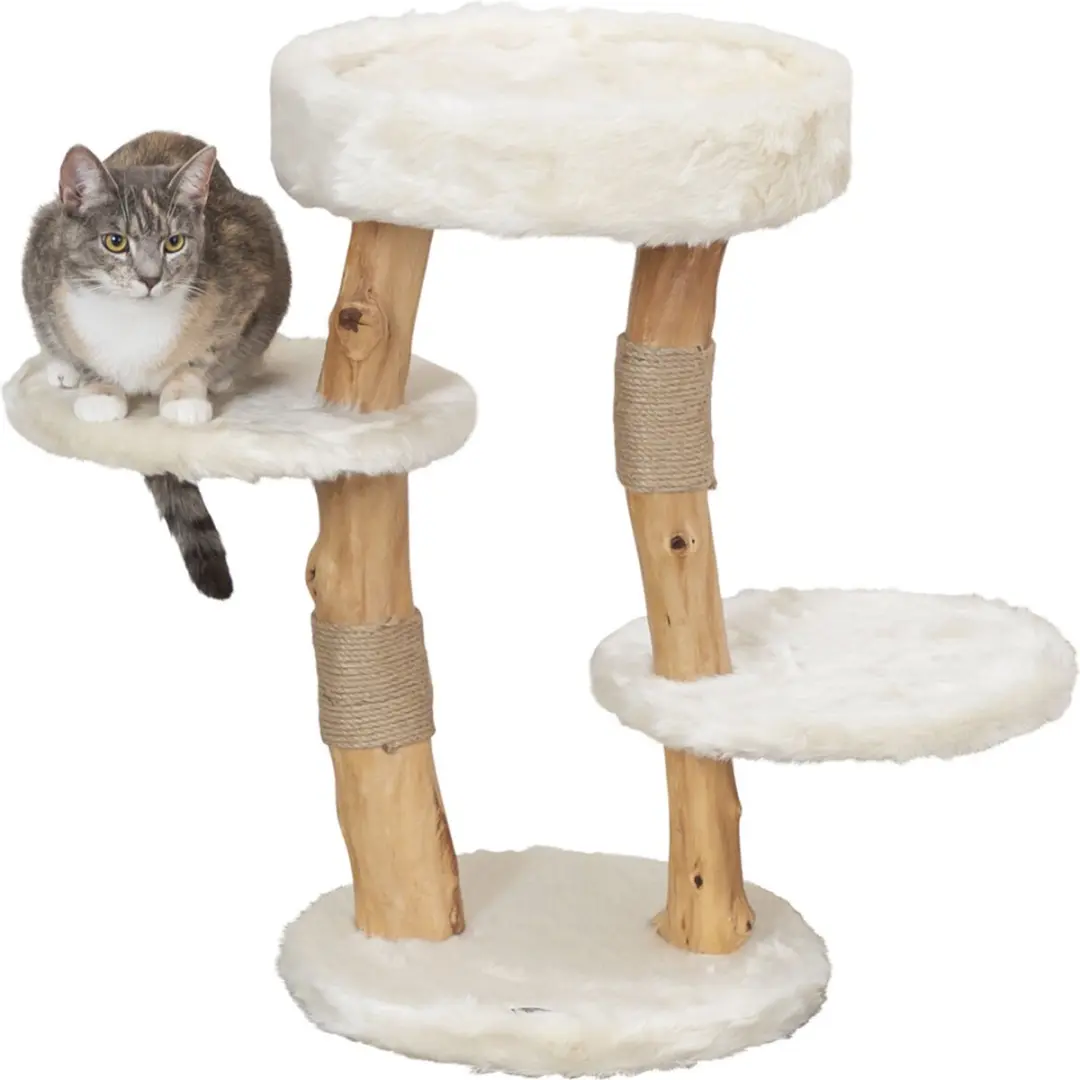 Trixie Krabpaal Santo Hout - 3 Niveaus - 3 Ligplekken - 73cm