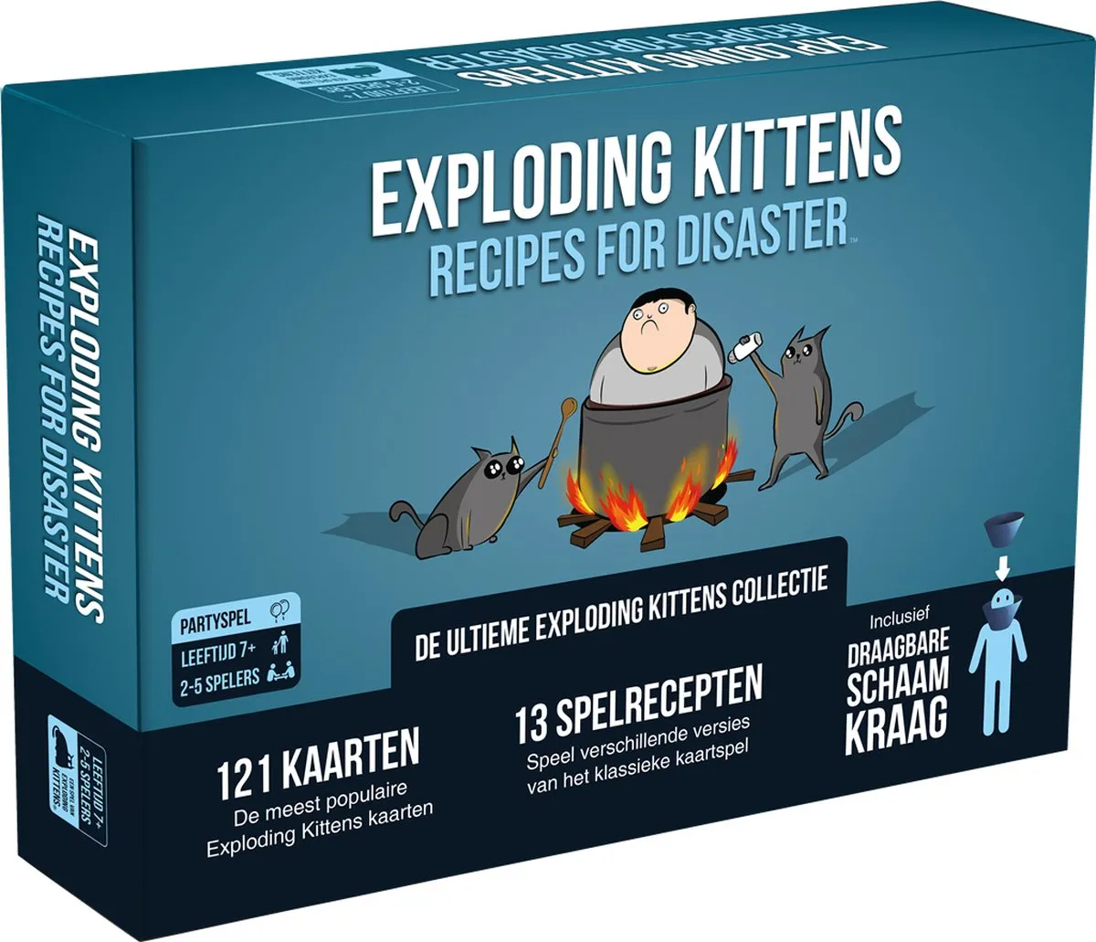 Asmodee Exploding Kitten Recipes for Disaster NL - Kaartspel - 4-5 Spelers