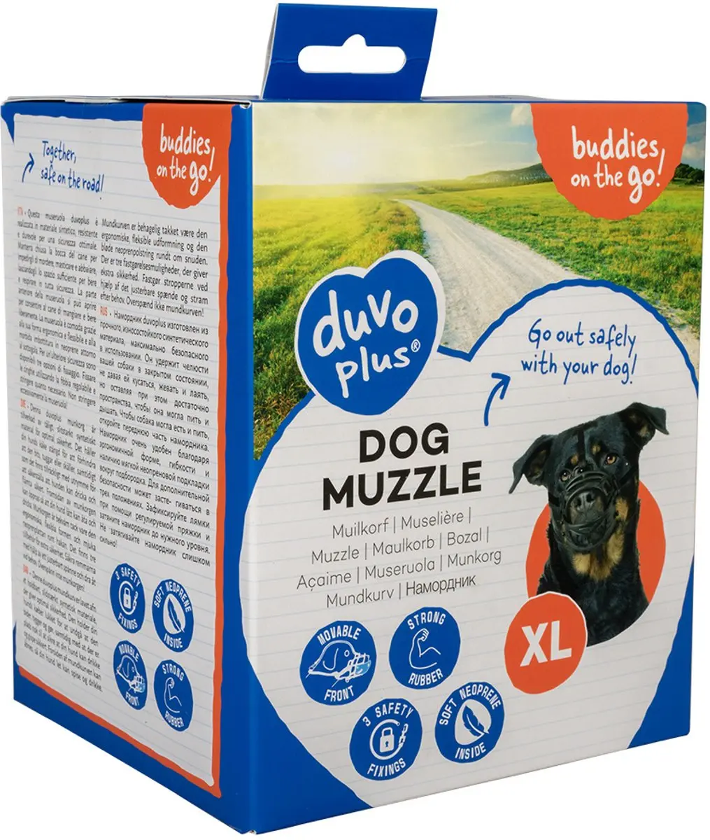 Duvo Hondenmuilband Rubber