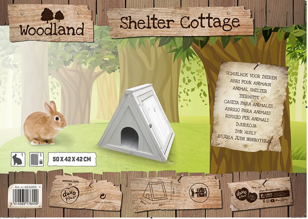 Duvo Woodland Schuilhok Cottage - Wit
