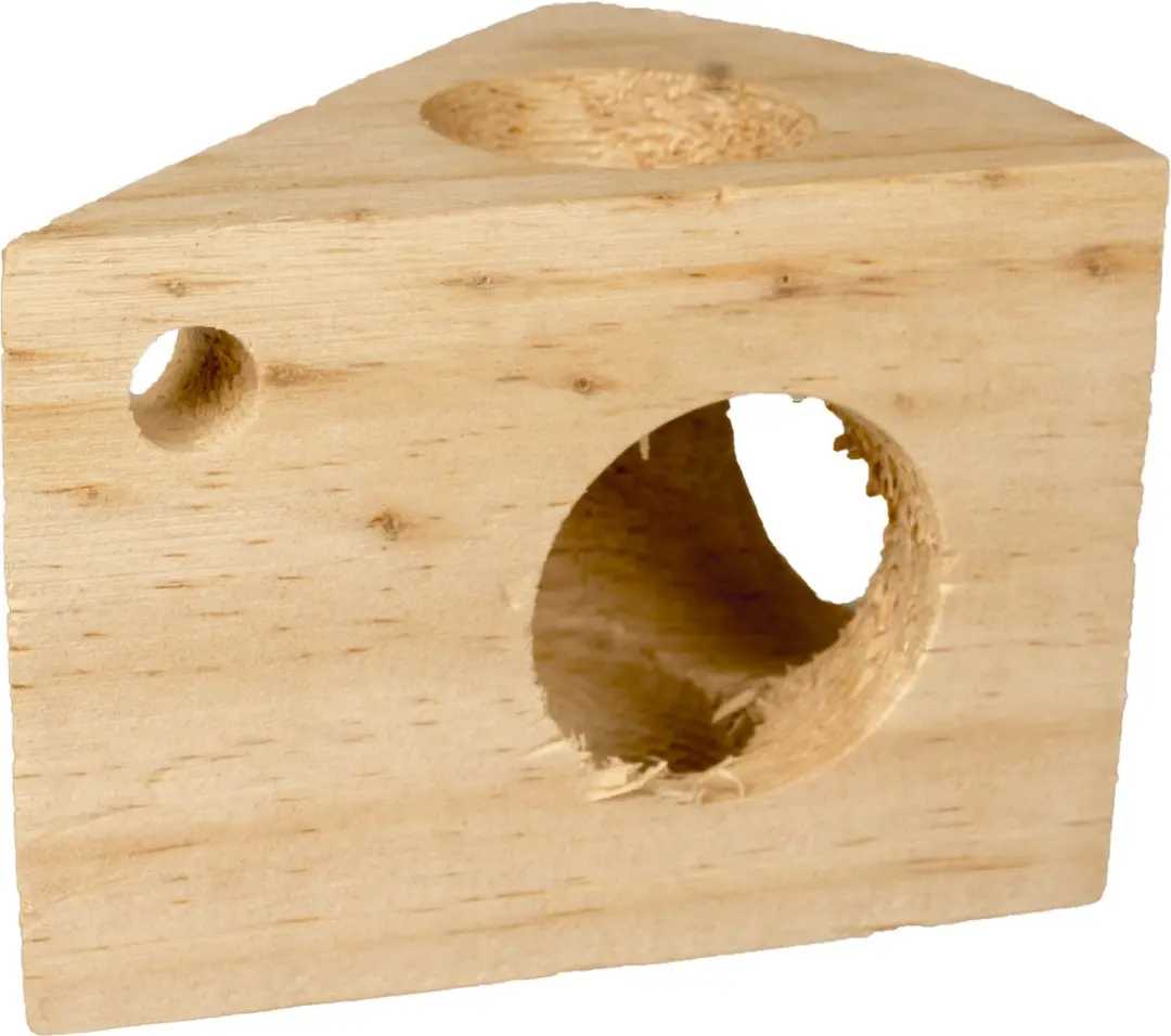 Duvo Houten Kaas Knaagdierenspeeltje