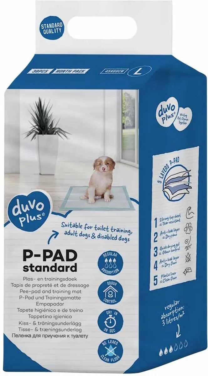 Duvo+ P-Pad Standard L 30 Stuks
