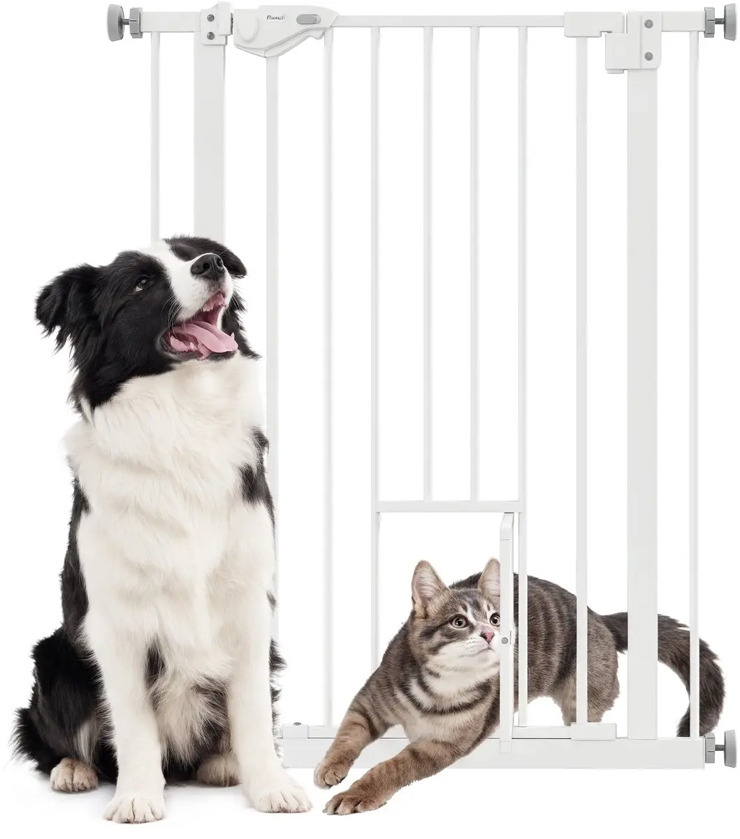 Pawhut Honden Deurhekje 74-80cm