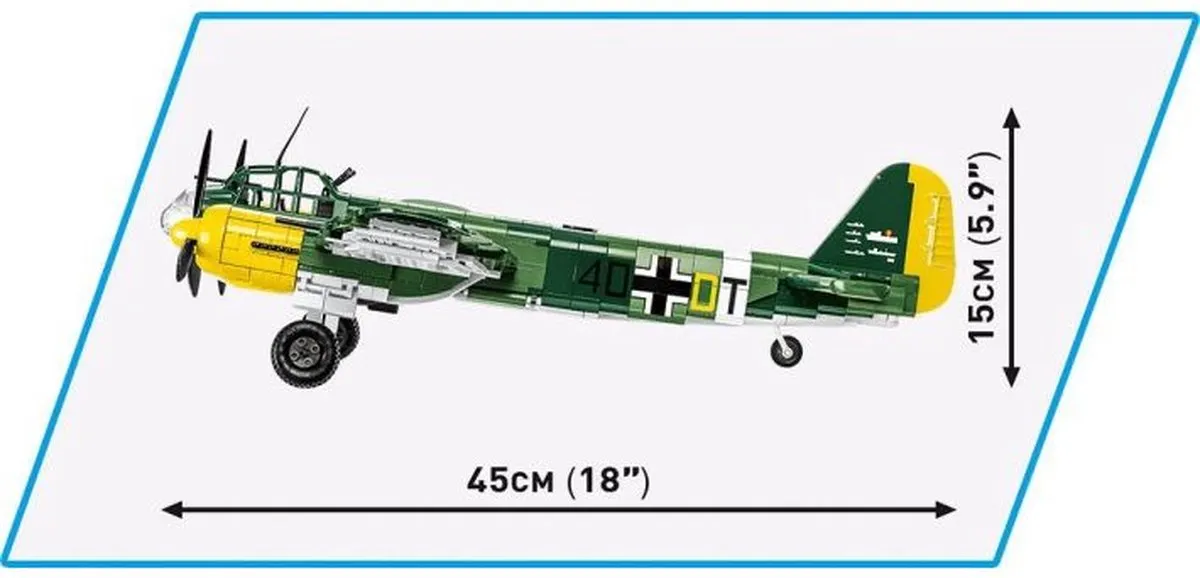 Cobi Junkers JU-88 5733 - 1160 Stukken - Meerkleurig