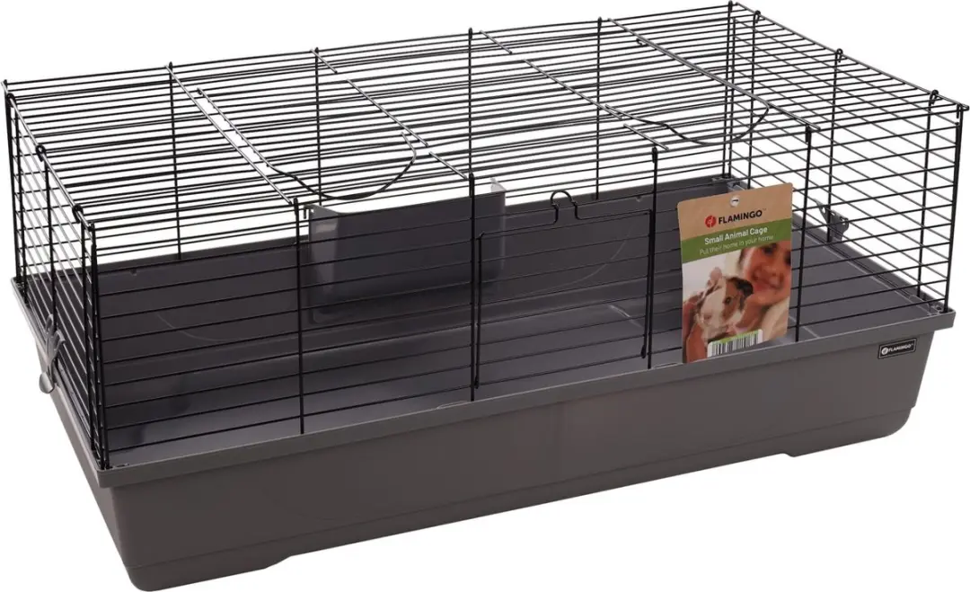 Flamingo Mobi Hamsterkooi - 99x53x42,5cm - Grijs