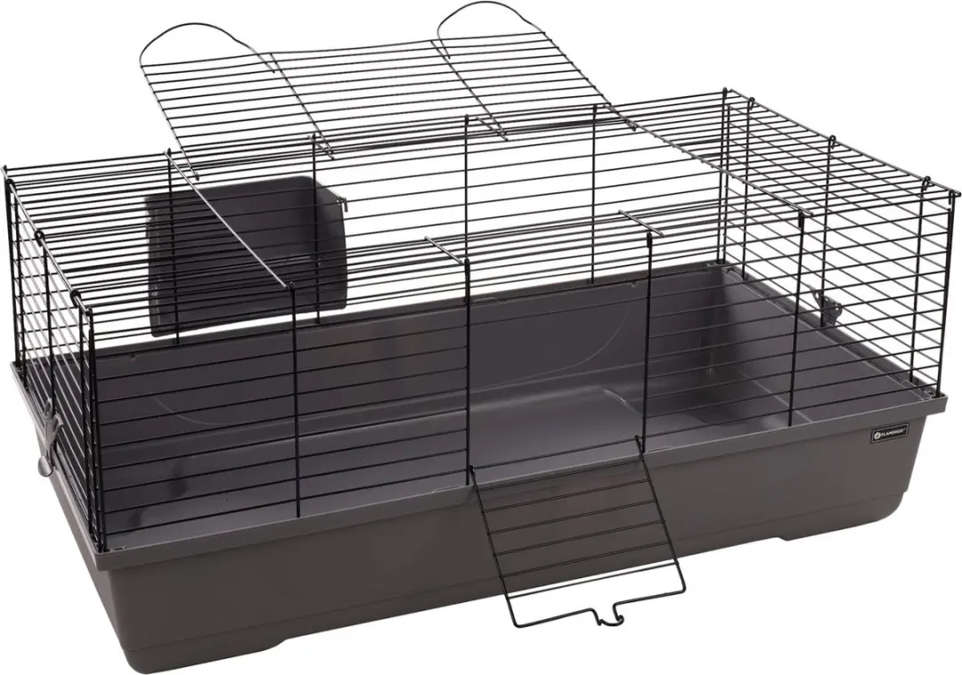 Flamingo Mobi Hamsterkooi - 99x53x42,5cm - Grijs