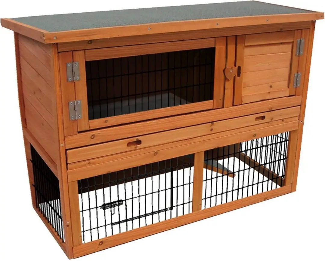 Flamingo Konijnenhok Loft Classic 111x45x78cm