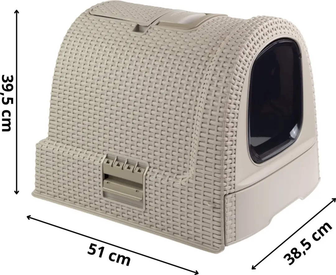 Curver Kattenbak met lade 51x38,5cm - Warm Grey