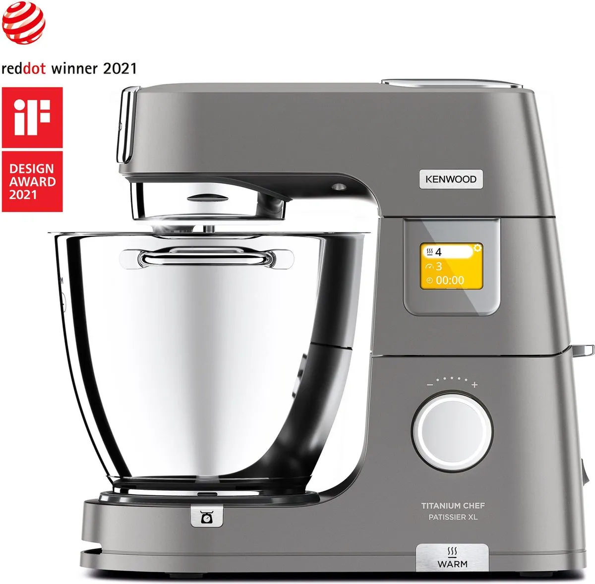 Kenwood KWL90.244SI Keukenmachine 1400W - 7L Grijs