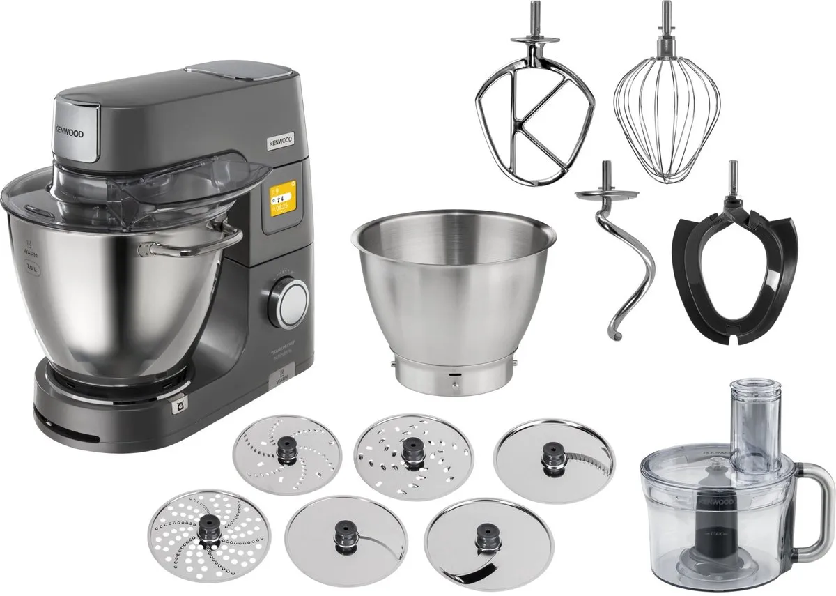 Kenwood KWL90.244SI Keukenmachine 1400W - 7L Grijs