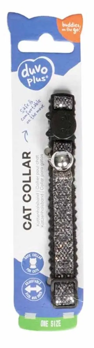 Duvo+ Kattenhalsband Glitter Diamanten 20-30cm/10mm