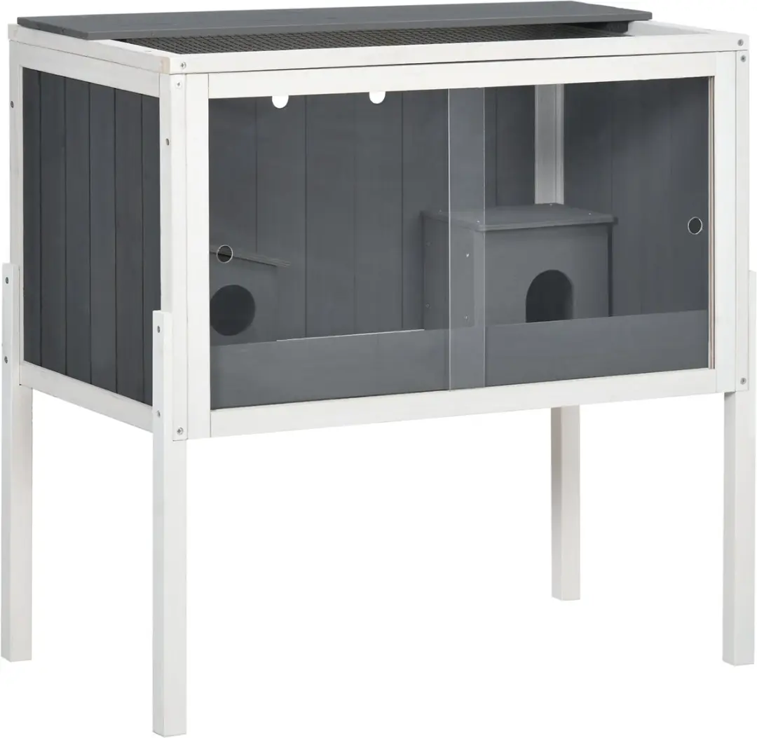 Pawhut Hamsterkooi 82x45x81cm