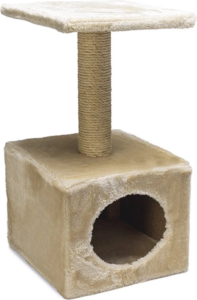 Beeztees Christa Krabpaal - 30x30x60cm - Beige
