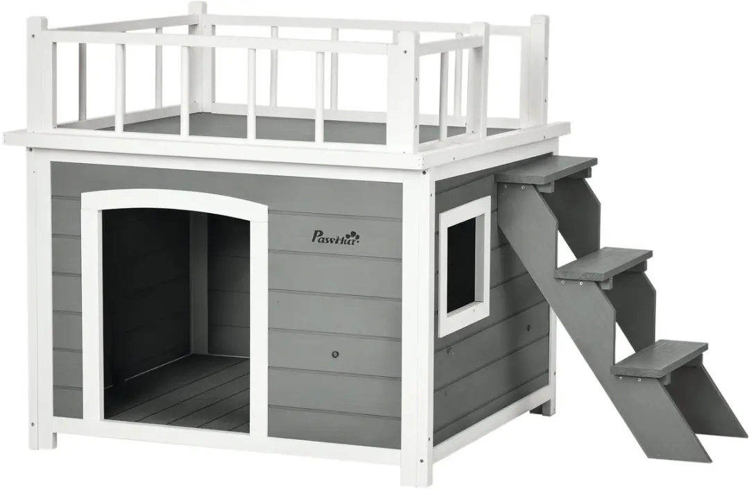 Pawhut Hondenhok met Trap D02-145V00