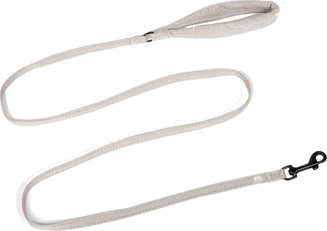 DuvoPlus Ultimate Fit Uitlaatriem Hond 160cm - 12mm Grijs