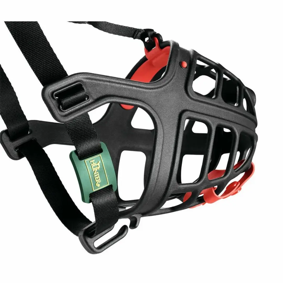 Hunter Albury Muilkorf - Zwart - Maat 6 (43 cm)