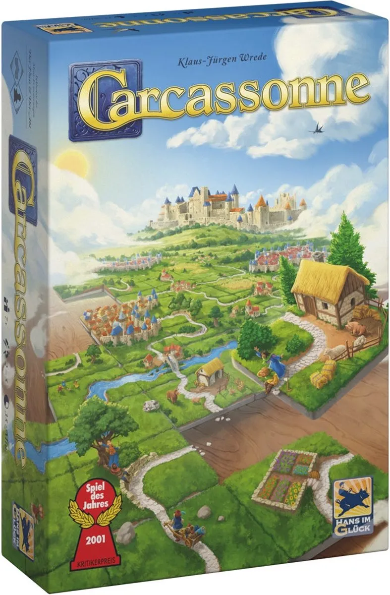 Asmodee Carcassonne V3.0 Bordspel