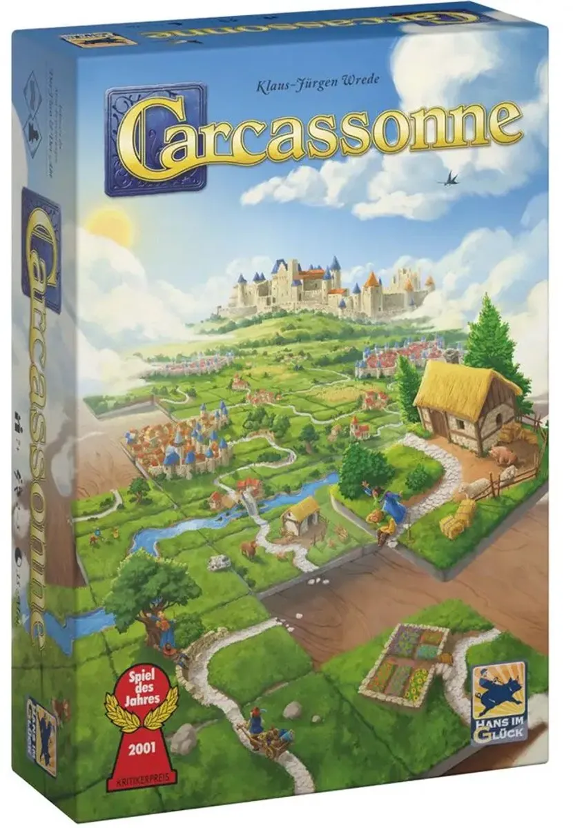 Asmodee Carcassonne V3.0 Bordspel - 2-5 Spelers