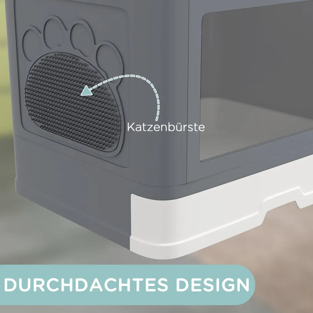 Pawhut D31-085V00 Kattenbak met schep