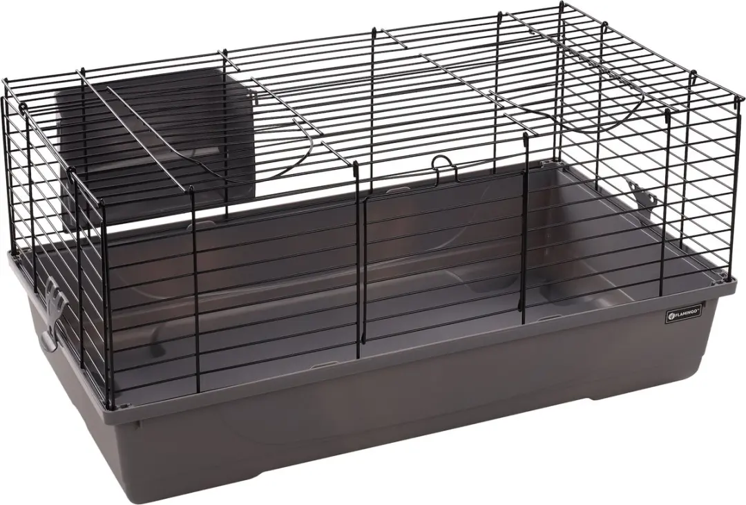 Flamingo Mobi Hamsterkooi - 75x47x40cm - Grijs