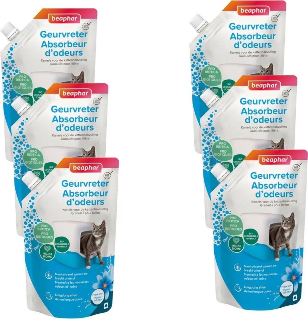 Beaphar Geurvreter Kattenbakreiniging 2400g