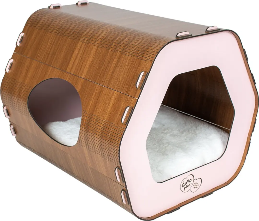 Duvo Kattenhuis MDF Rose 36x40x34cm
