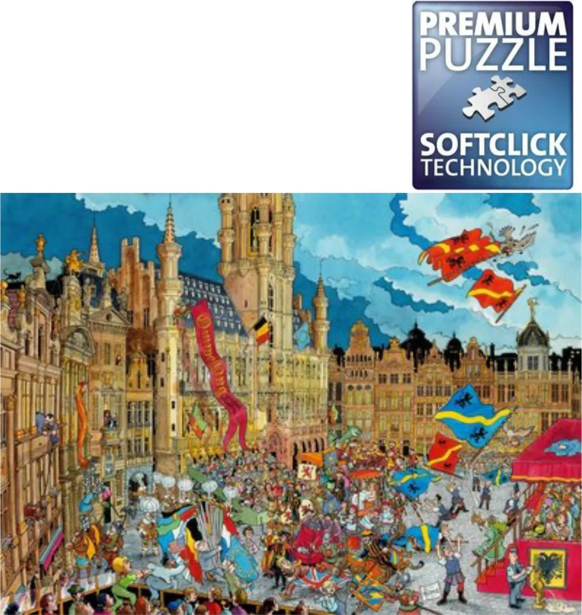 Ravensburger Fleroux Brussel Legpuzzel 1000 Stuks - Multicolor