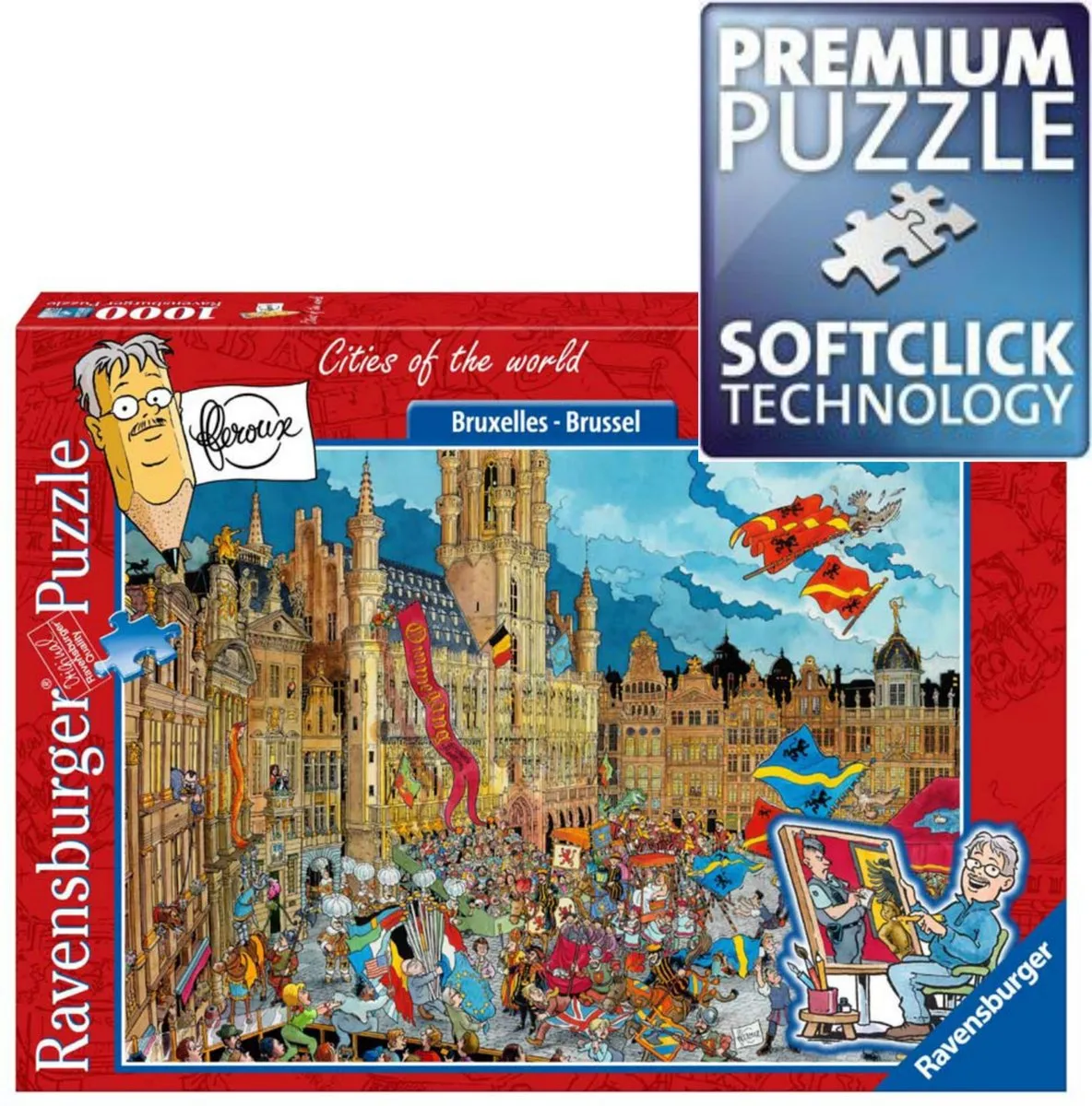 Ravensburger Fleroux Brussel Legpuzzel 1000 Stuks - Multicolor