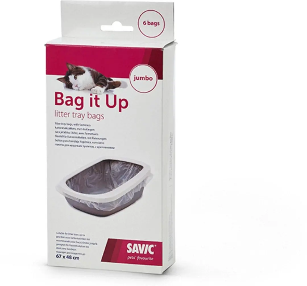 Savic Kattenbakzakken - 6 Stuks