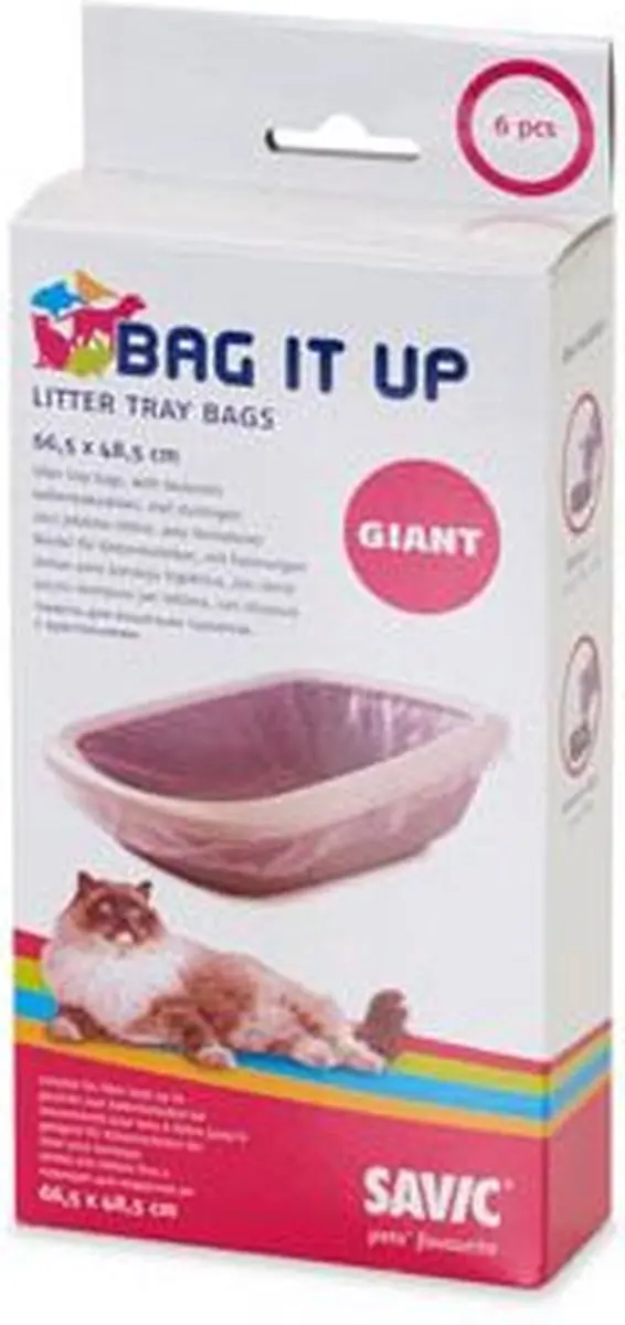 Savic Kattenbakzakken - 6 Stuks