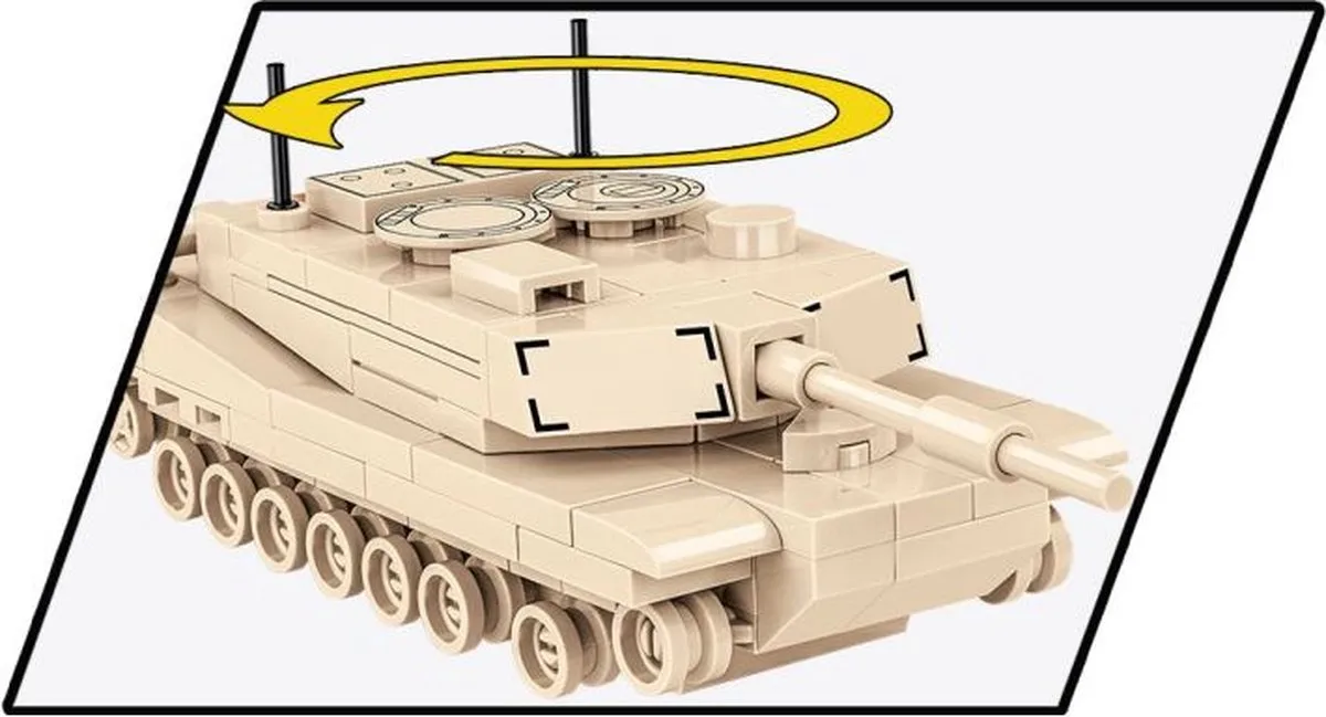 Cobi Abrams M1A2 COBI-3106 - 174 Stukken - Meerkleurig