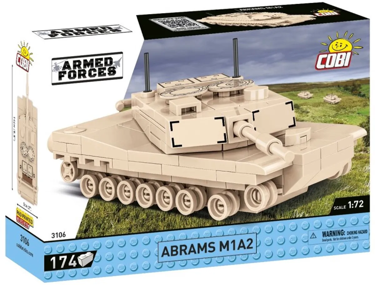 Cobi Abrams M1A2 COBI-3106 - 174 Stukken - Meerkleurig