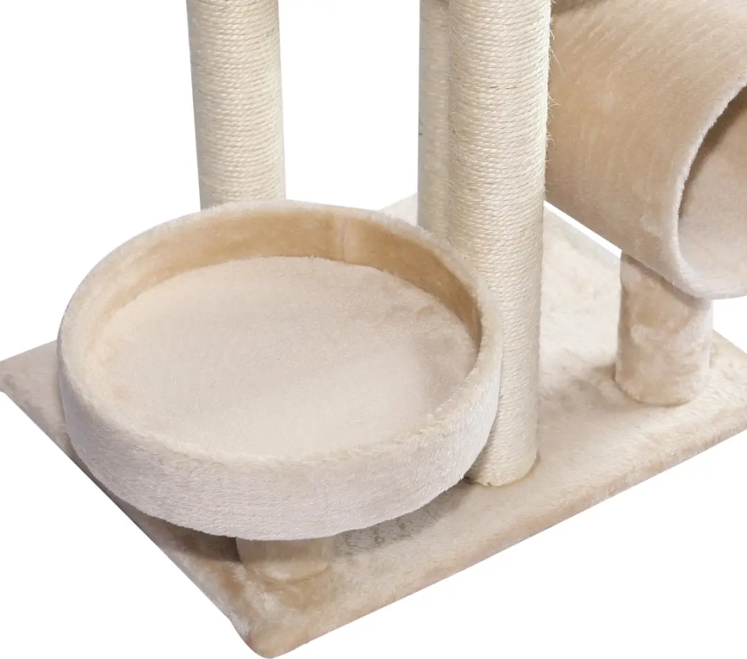 Pawhut Kattenboom D30-191 - 5 Niveaus - 4 Ligplekken