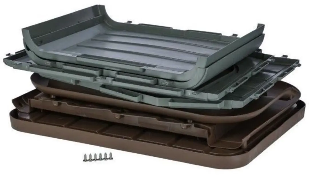 Kerbl Paola Eco XL Kattenhuis - 75x59x55cm - Grijs