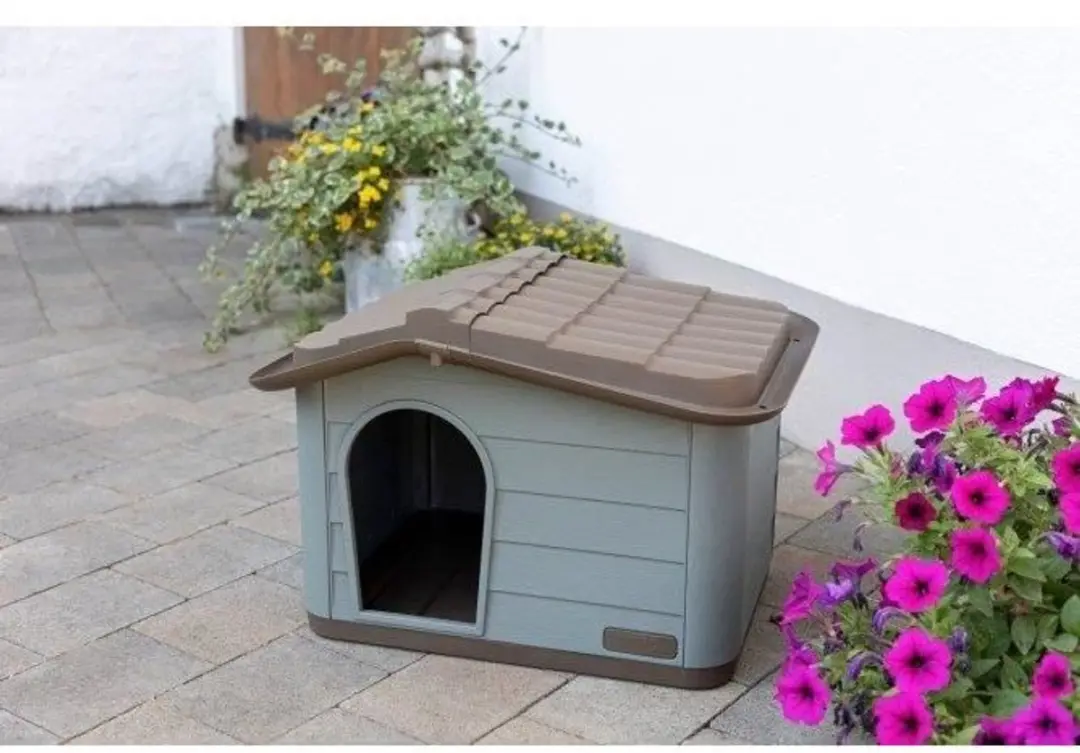 Kerbl Paola Eco XL Kattenhuis - 75x59x55cm - Grijs